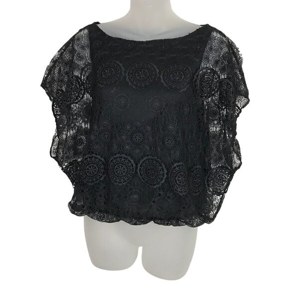 ALICE and Olivia - Lace over Camisole sleeveless  Blouse Size S - Picture 1 of 7